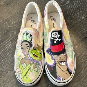 Hand painted “The Princess and the frog” shoes